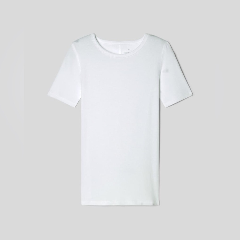 NWOT Everlane The Supima® Micro-Rib Crew - Picture 4 of 8